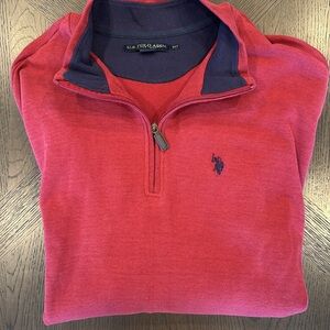 U.S. Polo Assn. XLT 1/4 zip sweater